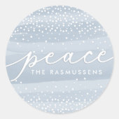 Sticker Rond Aquarelle | Vacances (Devant)