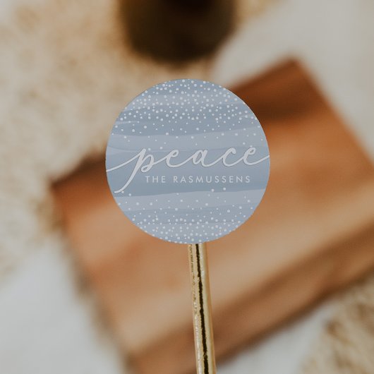 Sticker Rond Aquarelle | Vacances