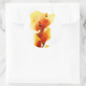 Sticker Rond aquarelles florales Abstraites 2 (Sac)