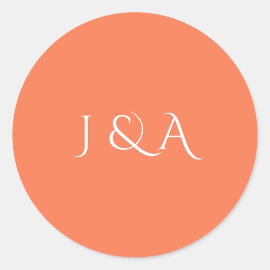 Sticker Rond Aquarium coloré (Devant)