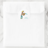 Sticker Rond Aquarius (Sac)