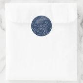 Sticker Rond Aquarius (Sac)