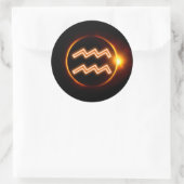 Sticker Rond Aquarius (Sac)
