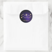 Sticker Rond Aquarius (Sac)