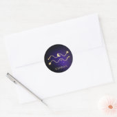 Sticker Rond Aquarius (Enveloppe)