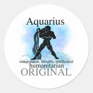 Sticker Rond Aquarius à votre sujet