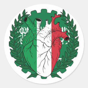 Sticker Rond Arabie Saoudite Saint Josephs Jour Italie