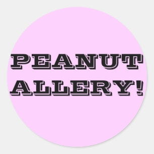 STICKER ROND ARACHIDE ALLERY !