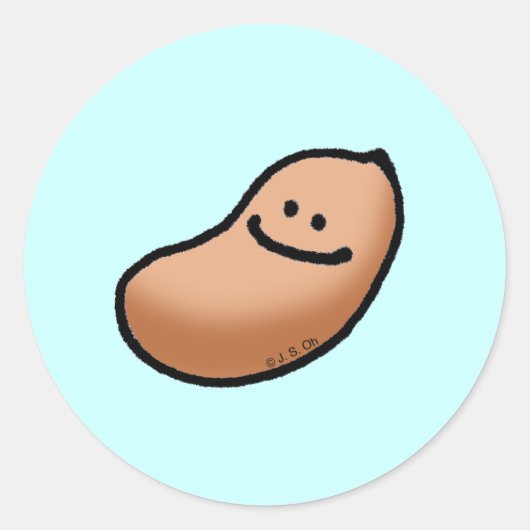 Sticker Rond Arachide pour bébé (Devant)