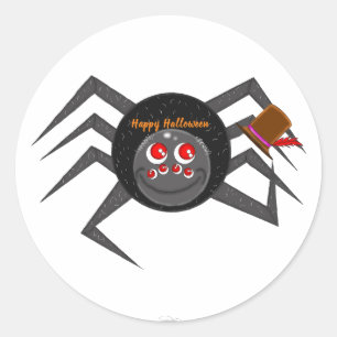 Sticker Rond araignée chauve