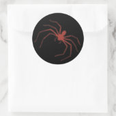 Sticker Rond Araignée rouge (Sac)