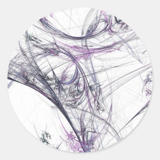 Sticker Rond Araignée Web arrière-plan fractalSticker rond (Devant)
