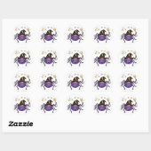 Sticker Rond Araignées (Feuille)