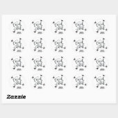 Sticker Rond Araignées Halloween personnalisées de 1,5 pouce (Feuille)