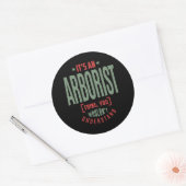 Sticker Rond Arboriste (Enveloppe)