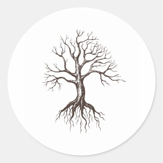 Sticker Rond Arbre (Devant)