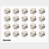 Sticker Rond Arbre (Feuille)