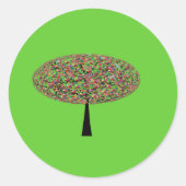 Sticker Rond Arbre à bonbons (Devant)