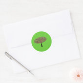 Sticker Rond Arbre à bonbons (Enveloppe)