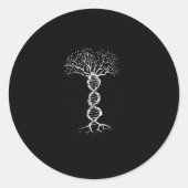 Sticker Rond Arbre ADN (Devant)