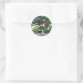 Sticker Rond Arbre d'autocollant de sagesse (Sac)