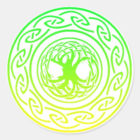 Sticker Rond arbre de vie (Devant)