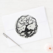 Sticker Rond Arbre de vie (Enveloppe)