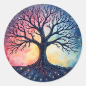 Sticker Rond ARBRE DE VIE Patch (Devant)