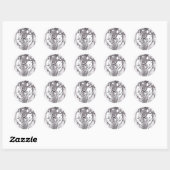 Sticker Rond arbre diabolique (Feuille)