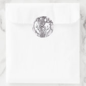 Sticker Rond arbre diabolique (Sac)