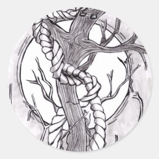 Sticker Rond arbre diabolique