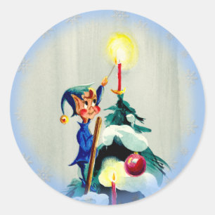 Sticker Rond ARBRE ELF SUPÉRIEUR par SHARON SHARPE