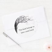 Sticker Rond Arbre, fleurs de cerisiers (Enveloppe)