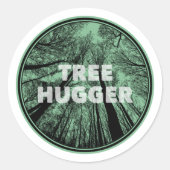 Sticker Rond Arbre grand vert (Devant)