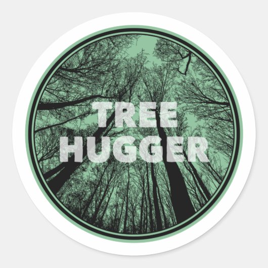 Sticker Rond Arbre grand vert (Devant)