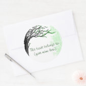 Sticker Rond Arbre, heure du printemps (Enveloppe)
