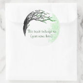 Sticker Rond Arbre, heure du printemps (Sac)