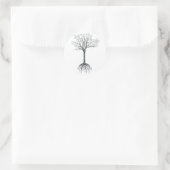 Sticker Rond Arbre sans feuille (Sac)