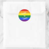 Sticker Rond Arc-en-ciel (Sac)