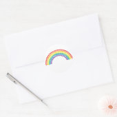 Sticker Rond Arc en ciel (Enveloppe)