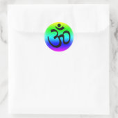 Sticker Rond Arc en ciel (Sac)