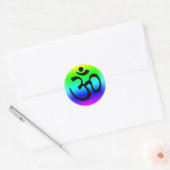 Sticker Rond Arc en ciel (Enveloppe)