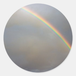 Sticker Rond Arc-en-ciel