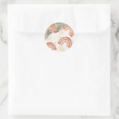Sticker Rond Arc-en-ciel Boho (Sac)