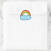 Sticker Rond Arc en ciel Cloud Clip Art Vous Envoyez Bien Des V (Sac)