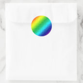 Sticker Rond Arc-en-ciel cristal (Sac)
