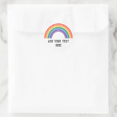 Sticker Rond Arc-en-ciel de la fierté LGBT (Sac)