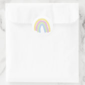 Sticker Rond Arc-en-ciel pastel (Sac)