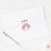 Sticker Rond Arc-en-ciel Respiration exercice pour coin apaisan (Enveloppe)