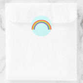 Sticker Rond Arc-en-ciel simple (Sac)
